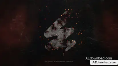 Burning Logo Reveal Logo Stings template preview