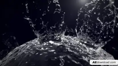 Bursting Liquid Logo Reveal Logo Stings template preview