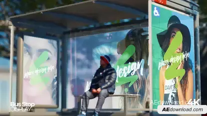 Bus Stop Video Displays template preview
