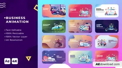 Business Animation | After Effects Elements template preview