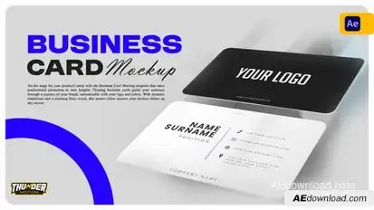 Business Card Mockup Product Promo template preview
