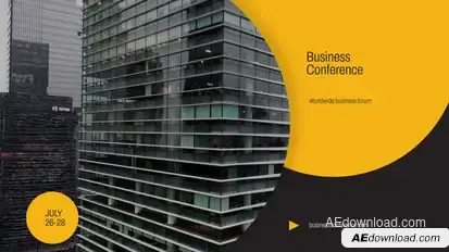 Business Conference Promo Event Openers template preview