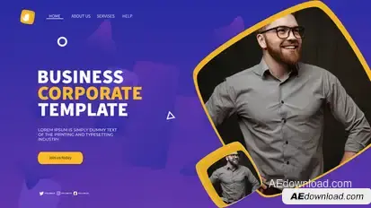 Business Corporate Promo Video Displays template preview