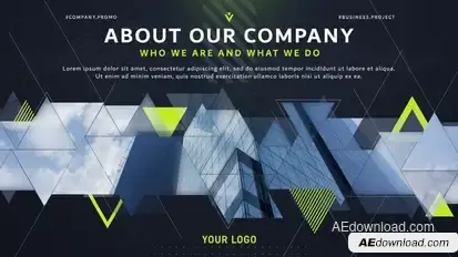 Business Corporate Promotion Video Displays template preview