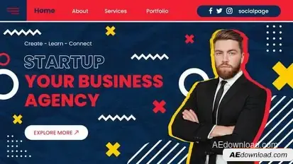 Business Corporate Slider Promo Openers template preview