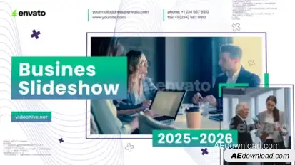 Business Corporate Slideshow Openers template preview