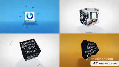 Business Cube Unveil Openers template preview