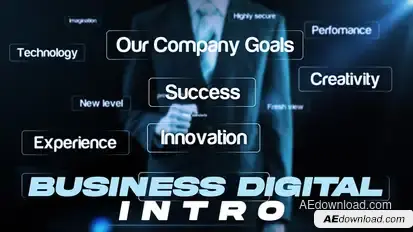 Business Digital Intro Openers template preview