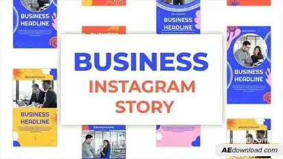 Videohive Business Instagram Stories 34213006 Video Displays template preview