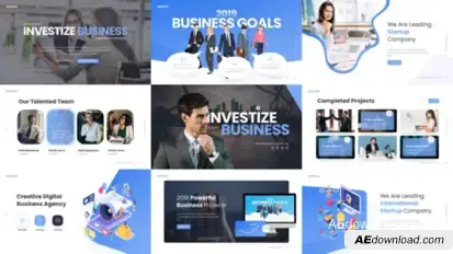 Business Multipurpose Video Display After Effect Template Openers template preview