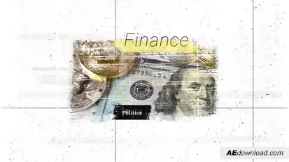 Business News - Youtube Intro broadcast-packages template preview