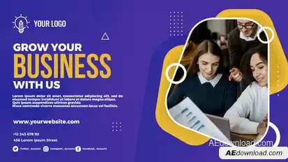 Business Posters & Banners Openers template preview