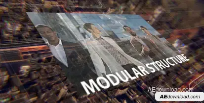 Business Presentation Video Displays template preview