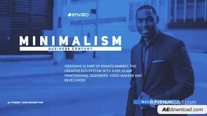 Color Presentation Video Displays template preview