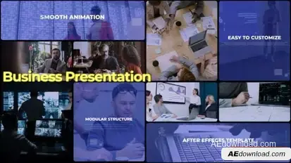 Business Presentation Openers template preview