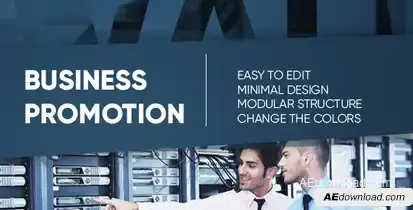 Business Promotion Video Displays template preview
