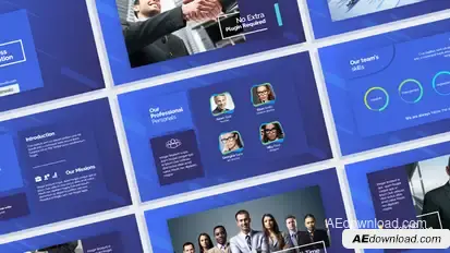Business Promotion Video Displays template preview