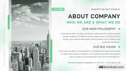 Business Promotion Video Displays template preview