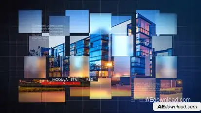 Business Showcase_Modern Grid 02 Video Displays template preview