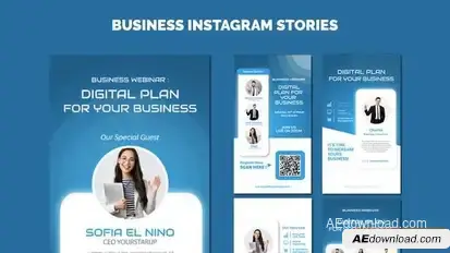 Business Stories Instagram Openers template preview