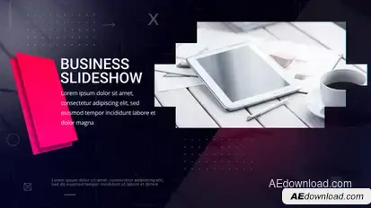 Business Tech Promo Video Displays template preview