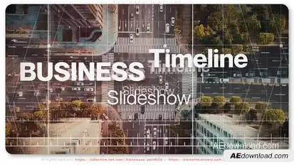 Business Timeline Openers template preview