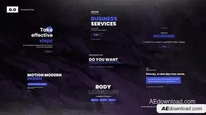 Business Titles Titles template preview