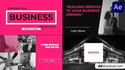 Videohive Business Trailer for After Effects Openers template preview