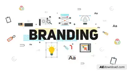 Business Typography Scenes Titles template preview