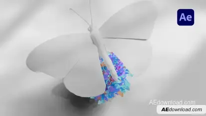 Butterfly Awakening Logo Reveal Logo Stings template preview