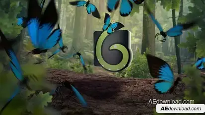 Butterfly Logo Opener 4K Openers template preview