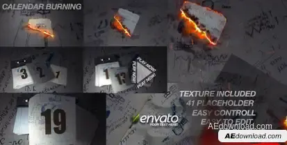 Calendar Burn  Openers template preview