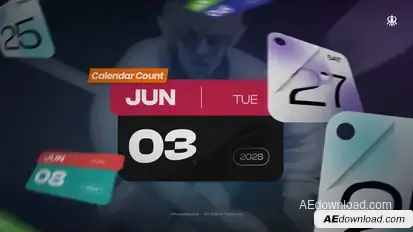 Calendar Count Elements template preview