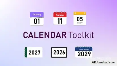 Calendar Toolkit Elements template preview