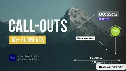 Call Out Titles Titles template preview
