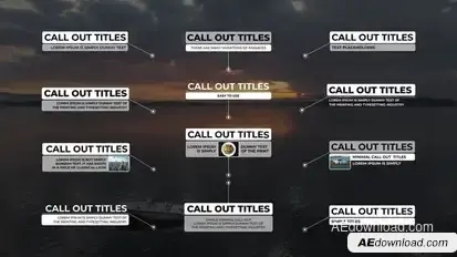 Call-Out Titles | AE Titles template preview