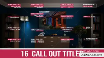 Call Out Titles Pack Infographics template preview