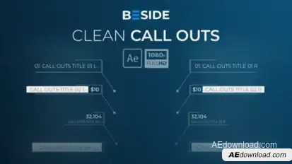 Call Outs | AE Elements template preview