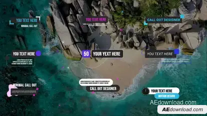Call Outs Titles template preview