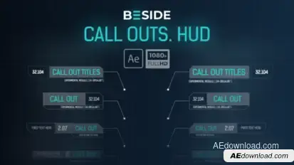 Call Outs HUD | AE Elements template preview