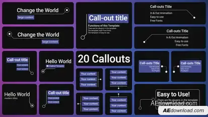 Call-outs | Infographics Infographics template preview