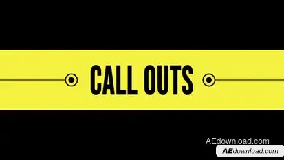 Call Outs Pack Elements template preview