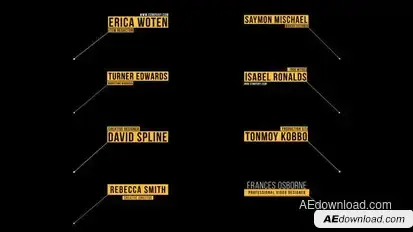Call Outs Titles | AE Titles template preview