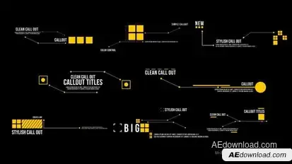 Callout Titles Version 2 Titles template preview