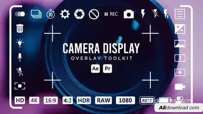 Camera Display Overlay Toolkit Elements template preview