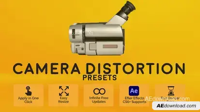 Camera Distortion Presets Elements template preview