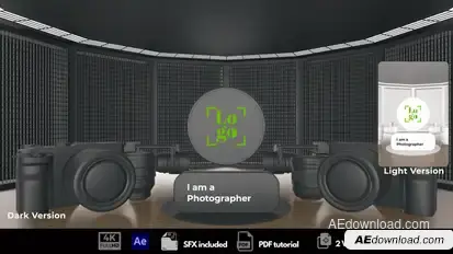 Camera Intro Logo Stings template preview