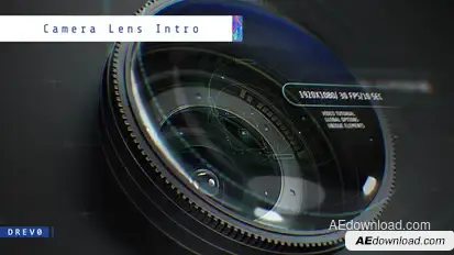Camera Lens Intro/ Photographer/ Cameraman/ Camerist/ DOF/ 3D Photo/ Freelancer/ Eye Zoom/ Shutter Openers template preview