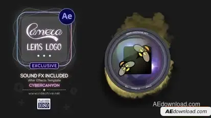 Camera Lens Logo Logo Stings template preview