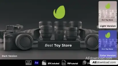 Camera Store Logo Stings template preview
